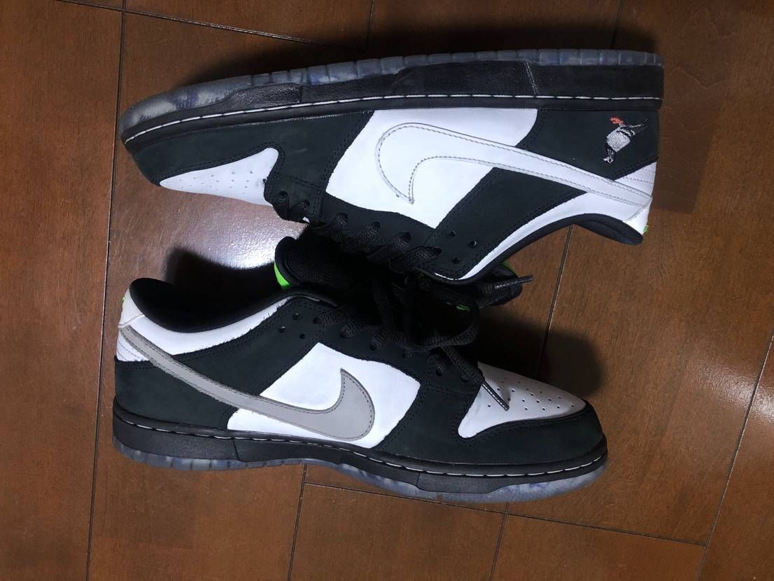 STAPLE × Nike SB Dunk Low "Pigeon Black/White"