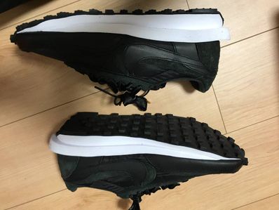 sacai × Nike LDV Waffle "Triple Black"