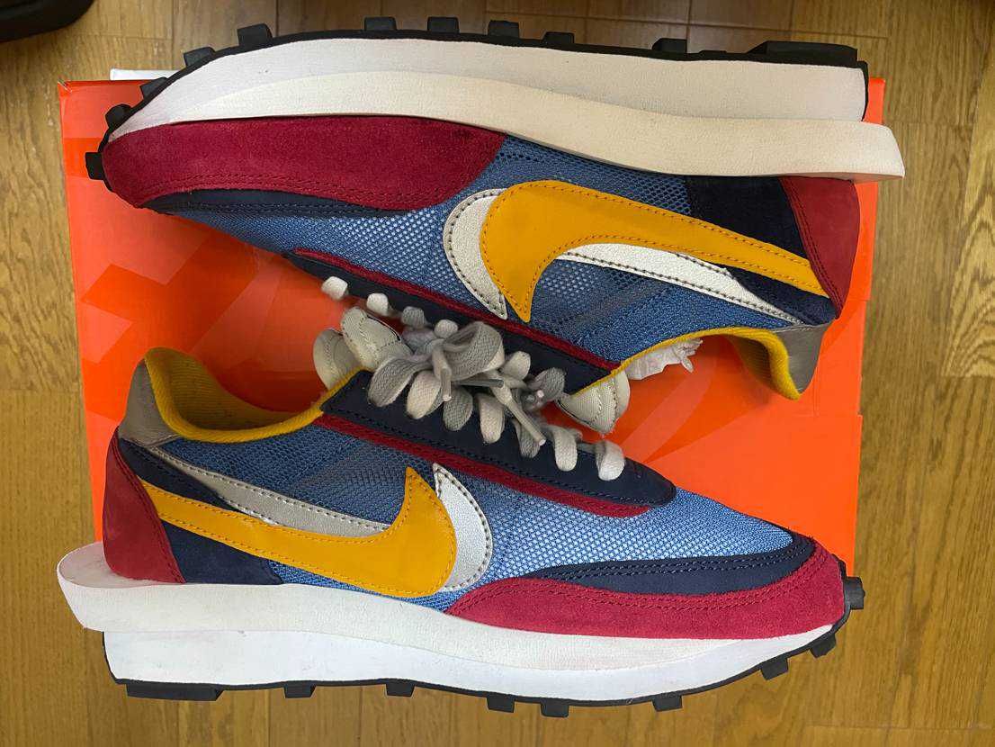 sacai × Nike LDV Waffle "Red/Blue"
