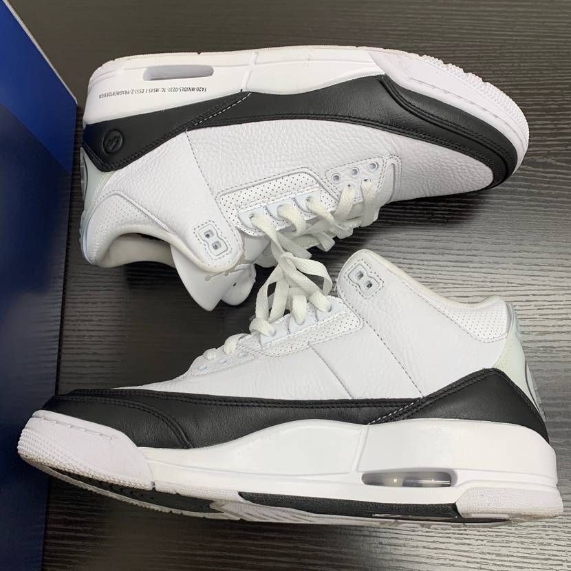 Fragment × Nike Air Jordan 3 "White/Black"