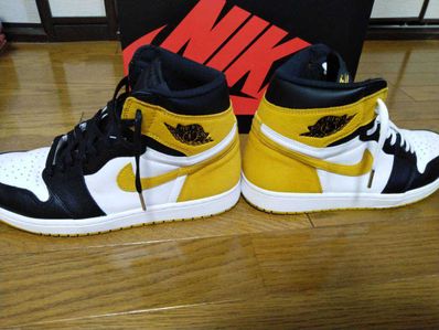 Nike Air Jordan 1 Retro High OG "Black Toe/Yellow Ochre"