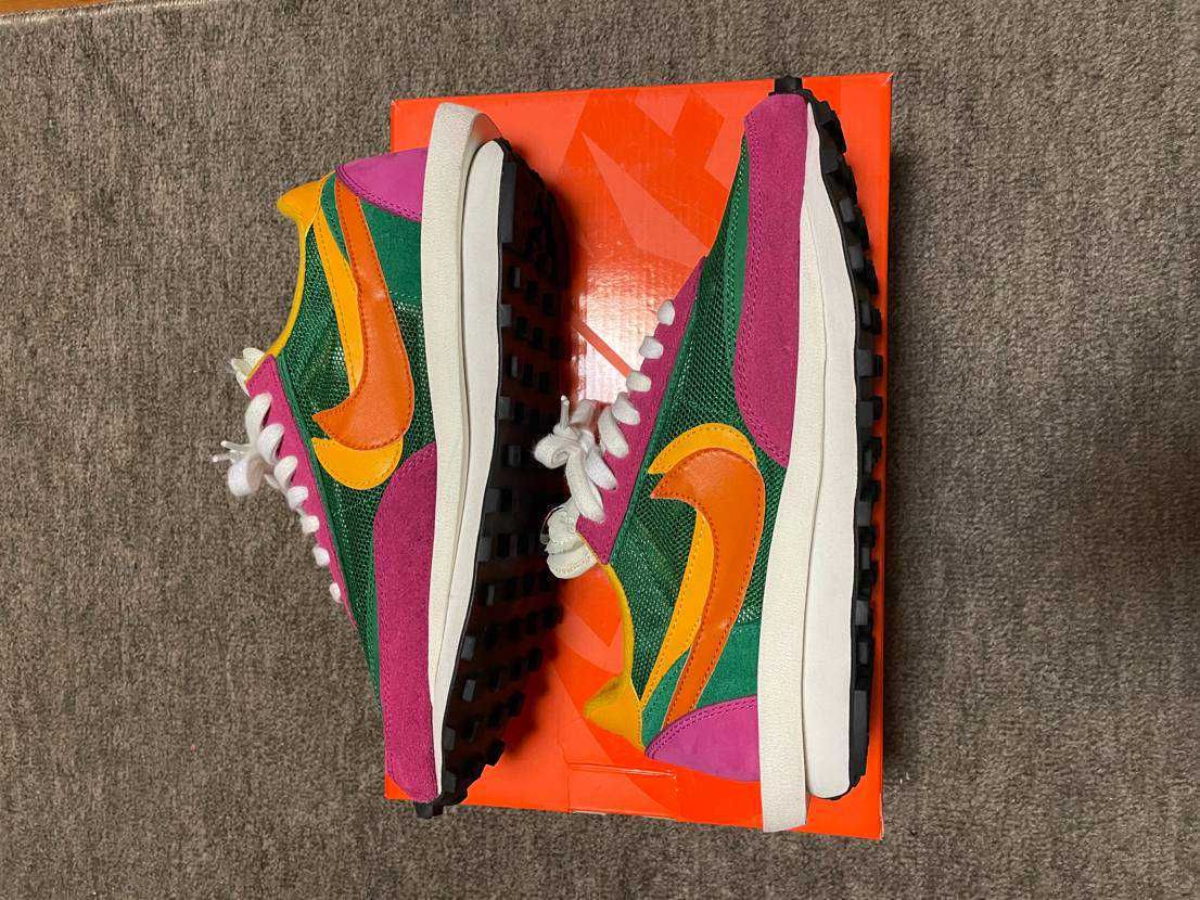 sacai × NIKE LDV WAFFLE "PINE GREEN"