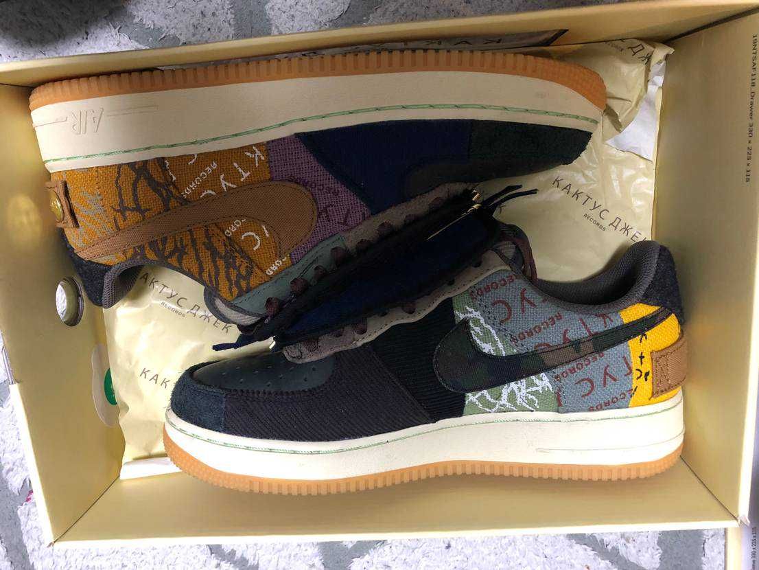 Travis Scott × Nike Air Force 1 Low Cactus Jack "Multi Color"
