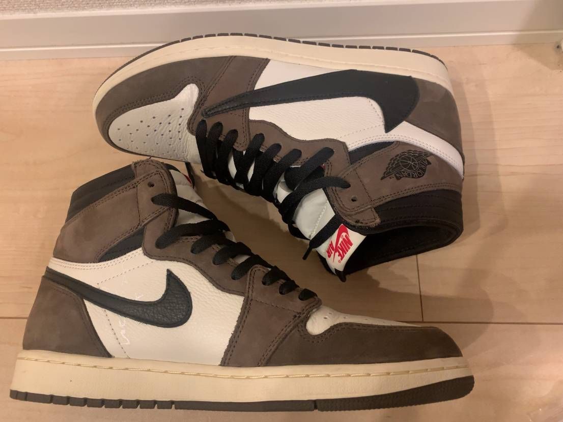 Travis Scott × Nike Air Jordan 1 Retro High OG TS SP "Sail/Dark Mocha"