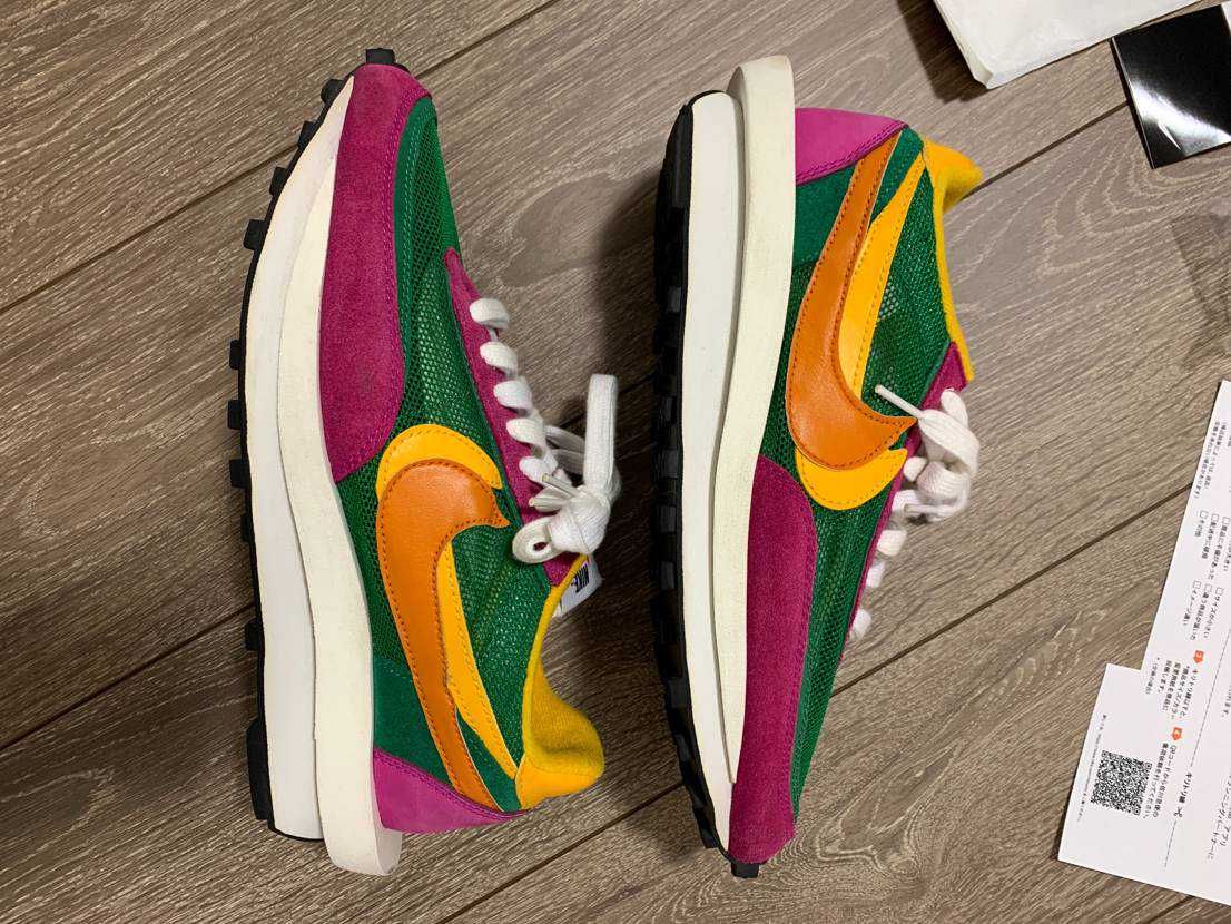 sacai × NIKE LDV WAFFLE "PINE GREEN"