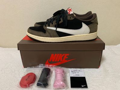 Travis Scott × Nike Air Jordan 1 Low OG SP-T "Black/Dark Mocha"