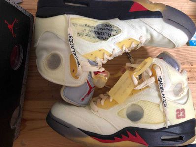 Off-White × Nike Air Jordan 5 "Sail"