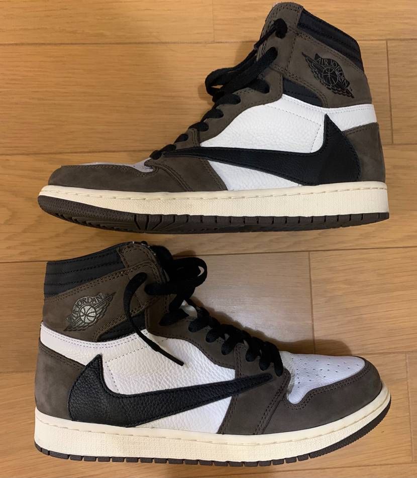 Travis Scott × Nike Air Jordan 1 Retro High OG TS SP "Sail/Dark Mocha"