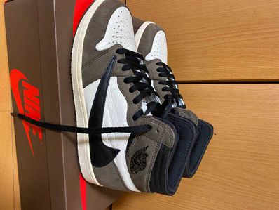 Travis Scott × Nike Air Jordan 1 Retro High OG TS SP "Sail/Dark Mocha"