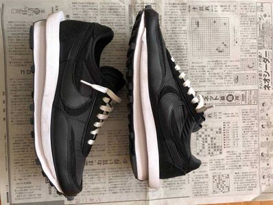 sacai × Nike LDV Waffle "Triple Black"