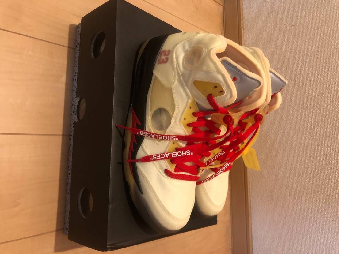 Off-White × Nike Air Jordan 5 "Sail"