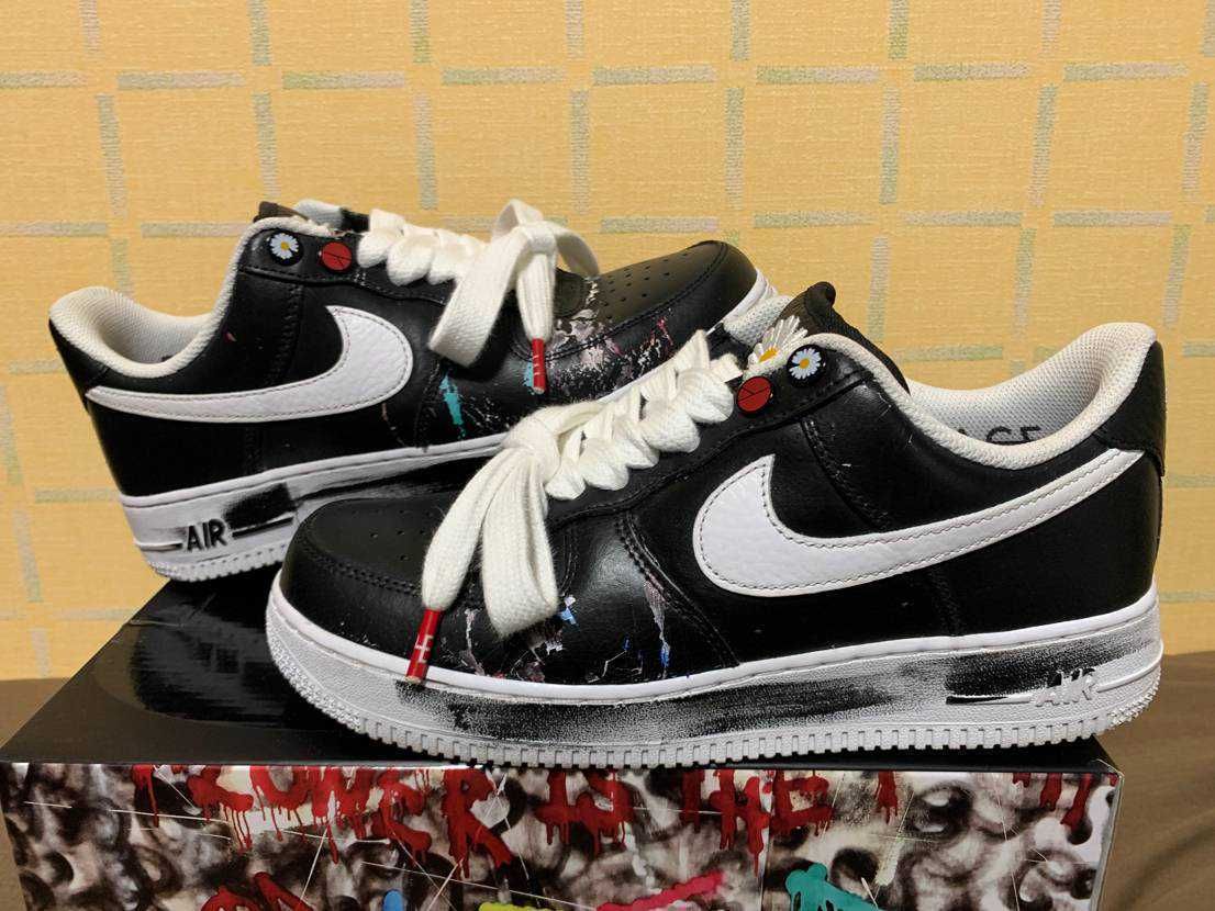 PEACEMINUSONE × Nike Air Force 1 Low Para Noise "Black" / G-DRAGON