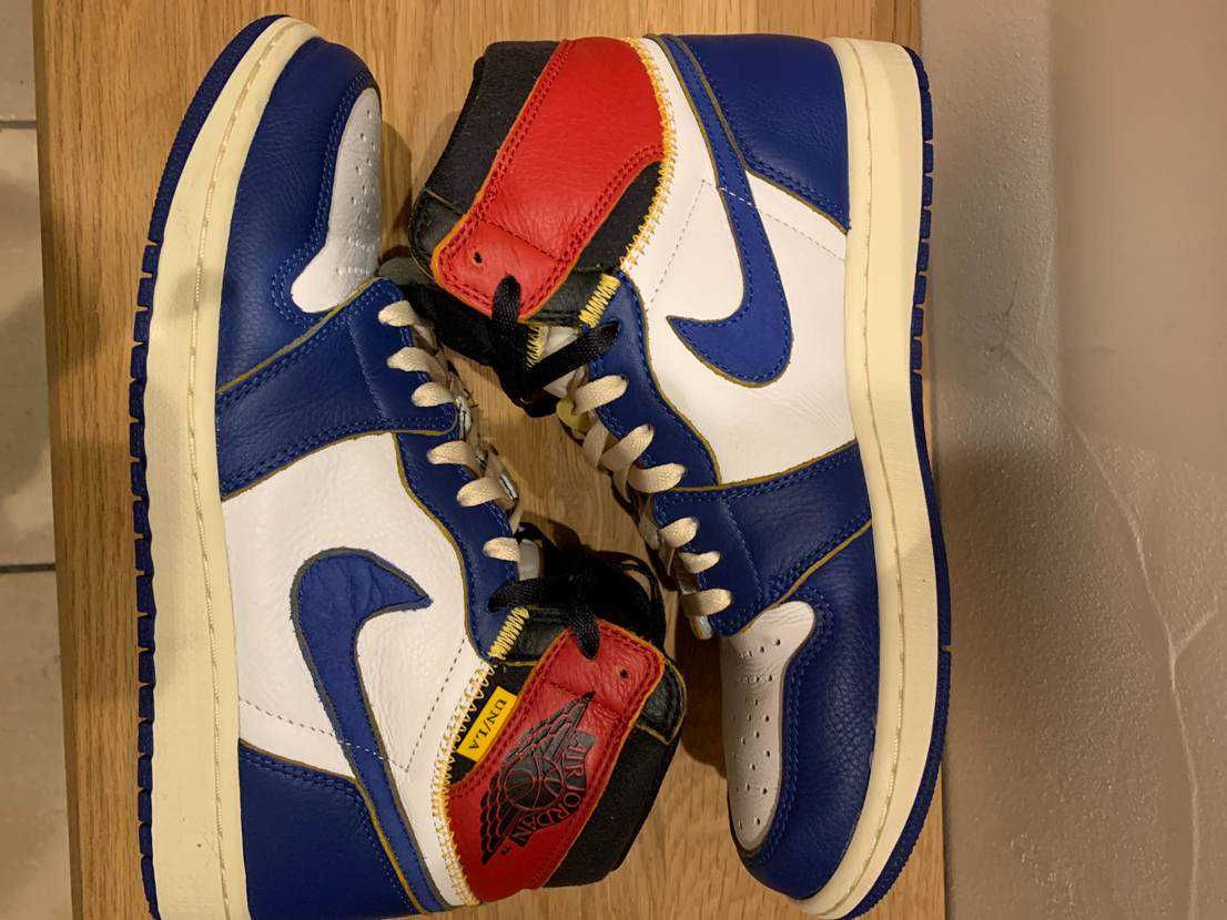 Union × Nike Air Jordan 1 Retro High OG NRG "Storm Blue/Varsity Red"