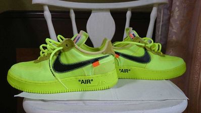Off-White × Nike Air Force 1 Low "Volt"
