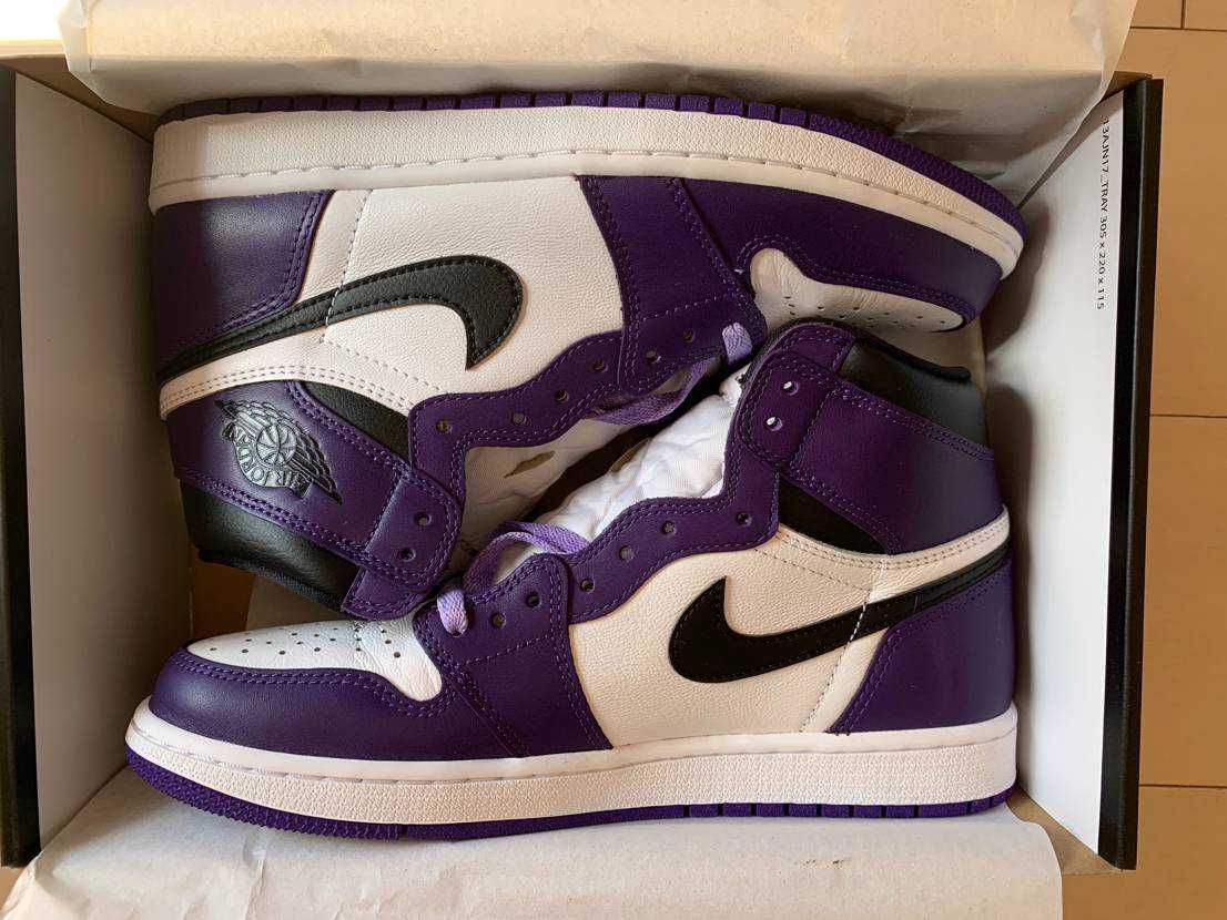 Nike Air Jordan 1 Retro High OG "Court Purple White/Black" (2020)   