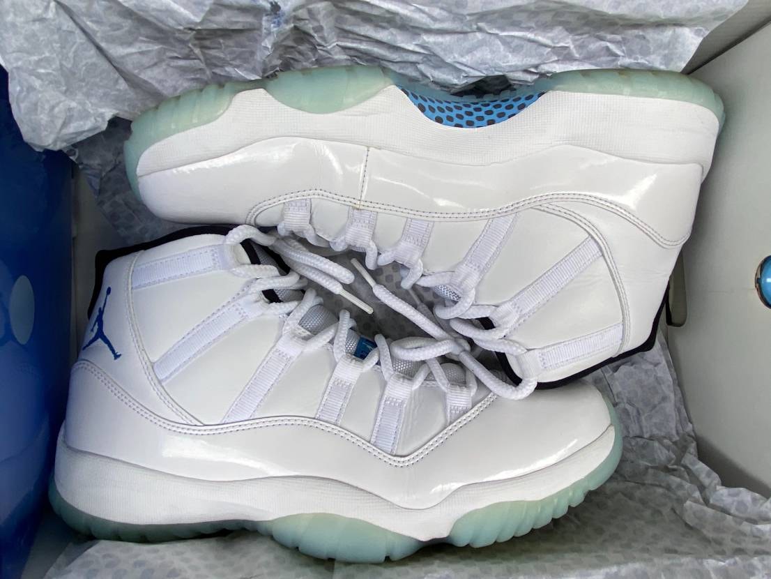 NIKE AIR JORDAN 11 RETRO "LEGEND BLUE" (2014)