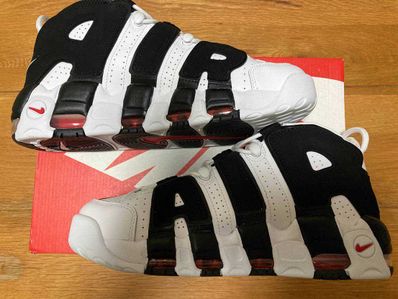 NIKE AIR MORE UPTEMPO "WHITE/BLACK/UNIVERSITY RED"(2020)