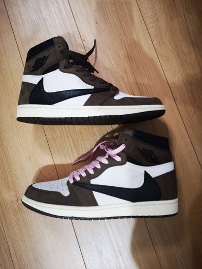 Travis Scott × Nike Air Jordan 1 Retro High OG TS SP "Sail/Dark Mocha"