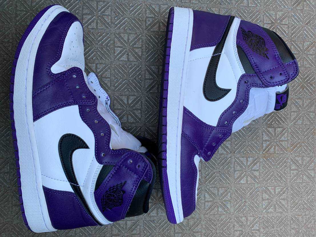 Nike Air Jordan 1 Retro High OG "Court Purple White/Black" (2020)