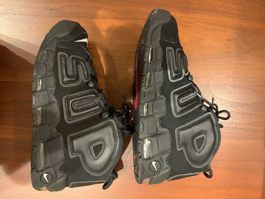 Supreme × Nike Air More Uptempo "Black"