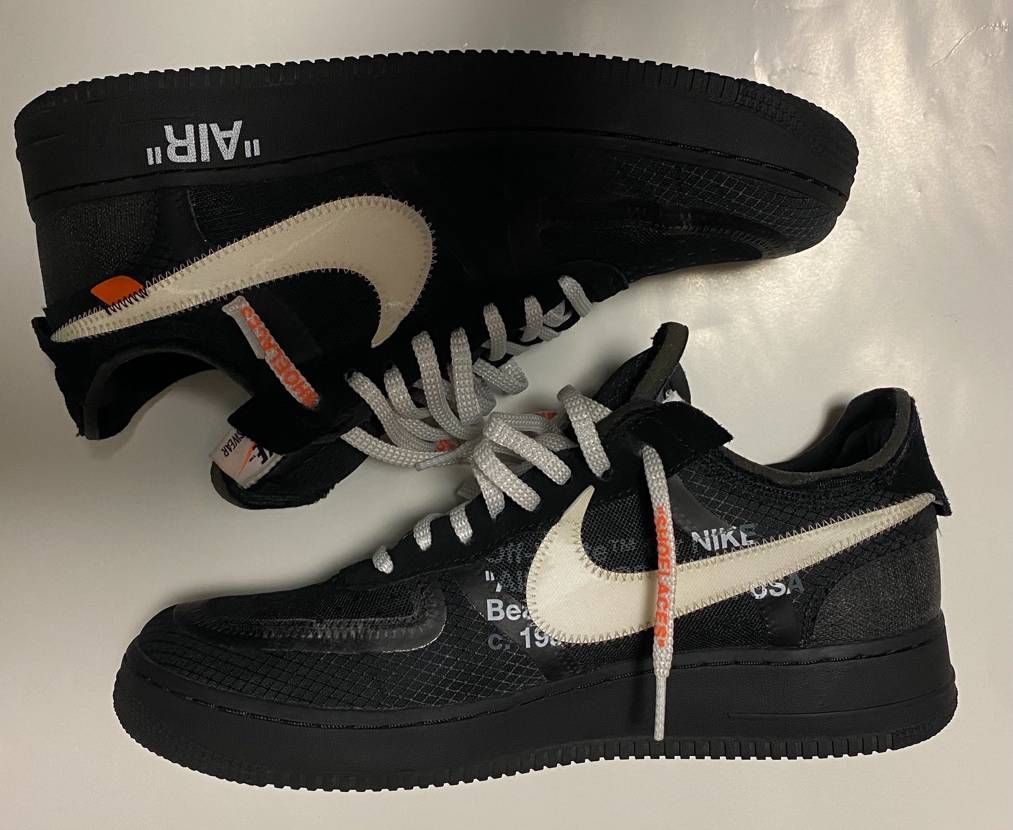 Off-White × Nike Air Force 1 Low "Black"