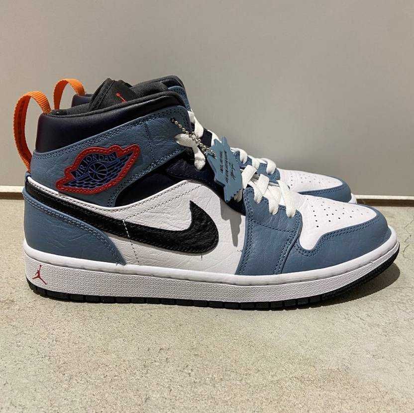 FACETASM × Nike Air Jordan 1 Mid "White/Navy"