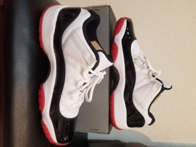 NIKE AIR JORDAN11 LOW GS "GYM RED"