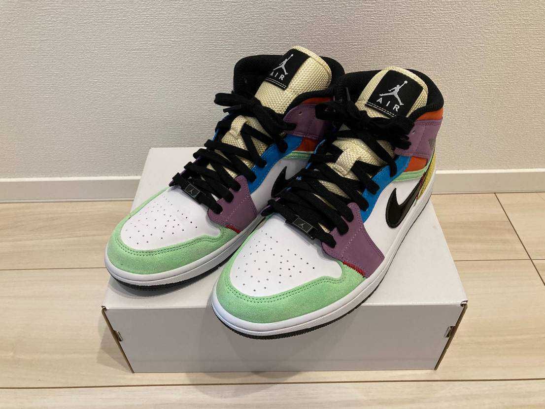 Nike Women's Air Jordan 1 Mid "Multi Color"