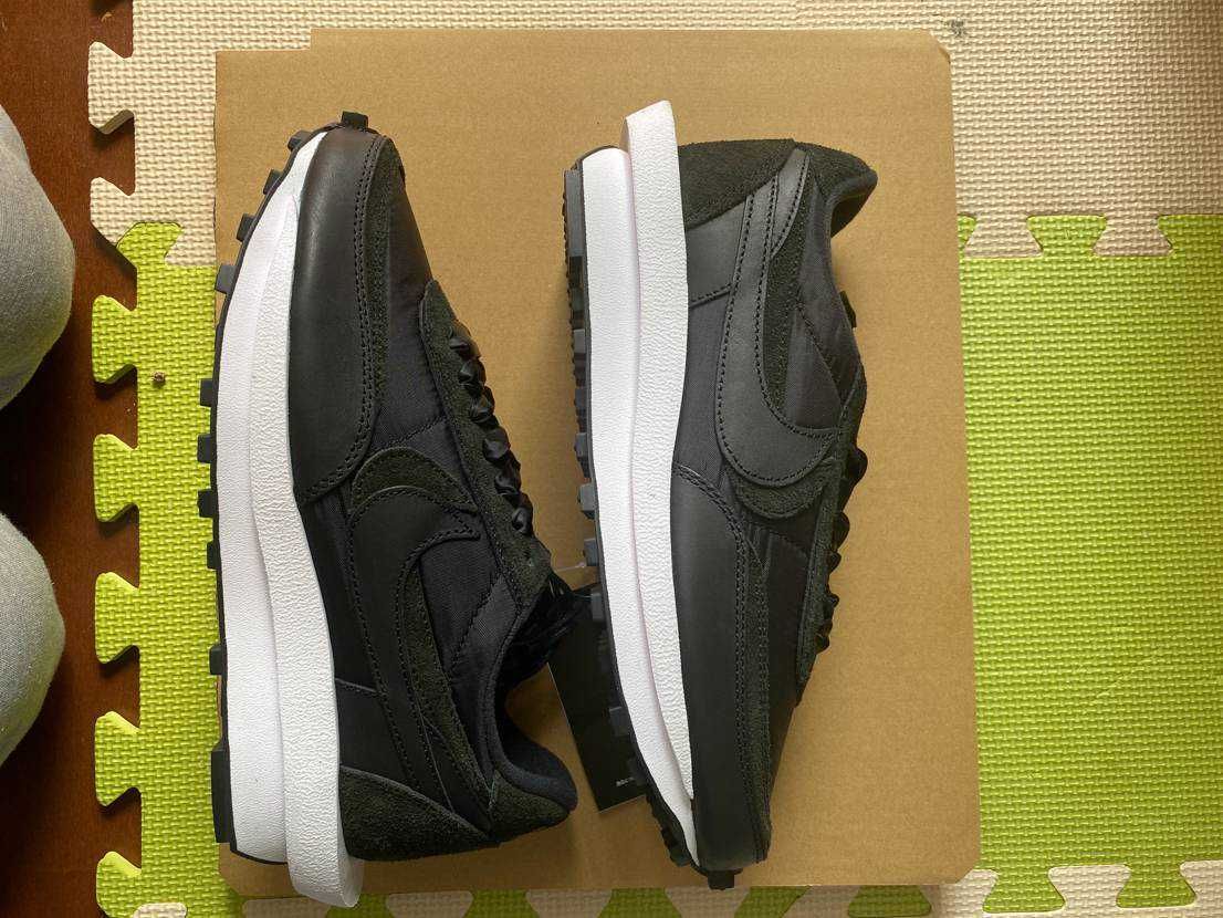 sacai × Nike LDV Waffle "Triple Black"