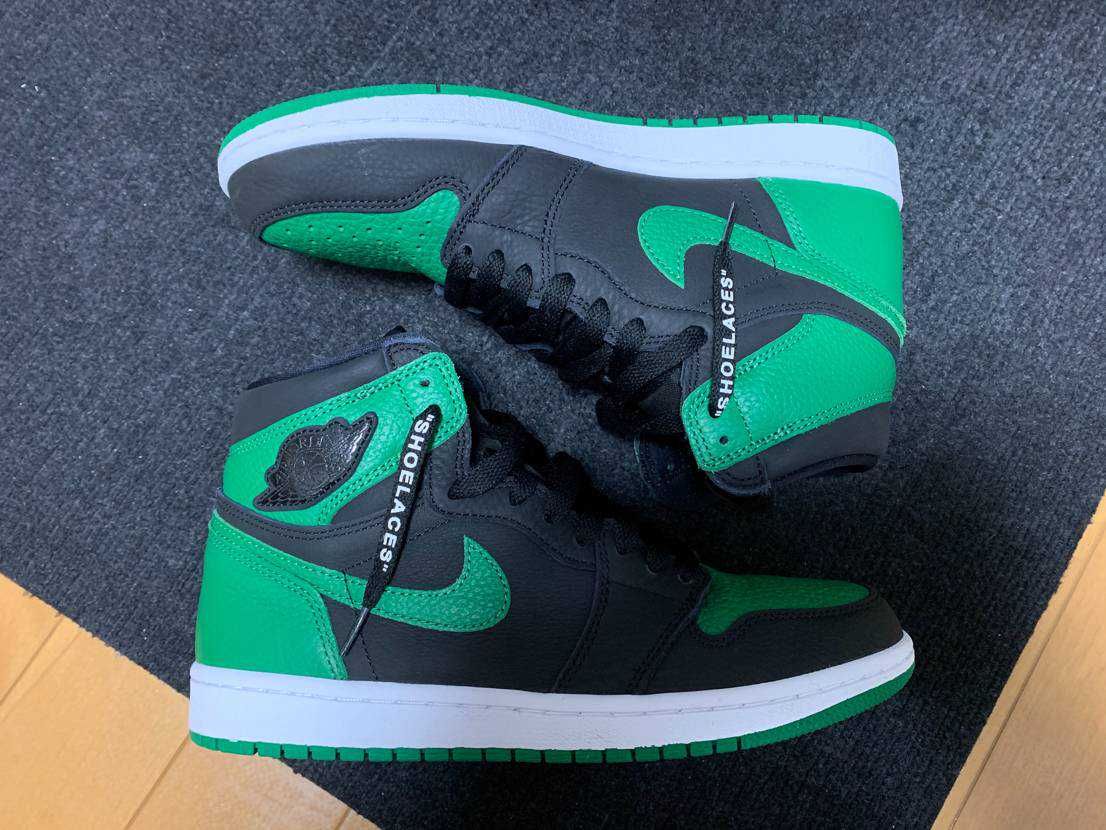 Nike Air Jordan 1 Retro High OG "Black/Pine Green" (2020)