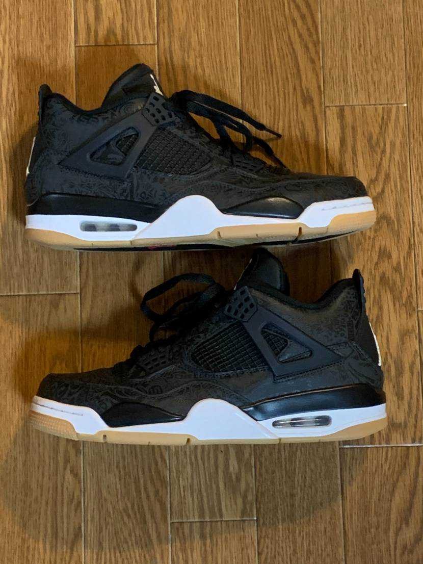 Nike Air Jordan 4 Retro "Laser Black/Gum"