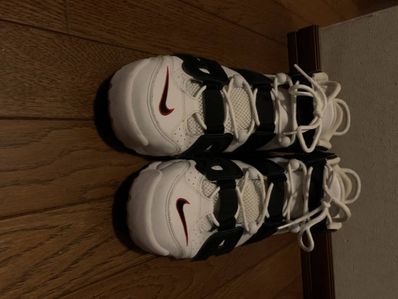 Nike Air More up Tempo "White/Black/University Red"(~2018)