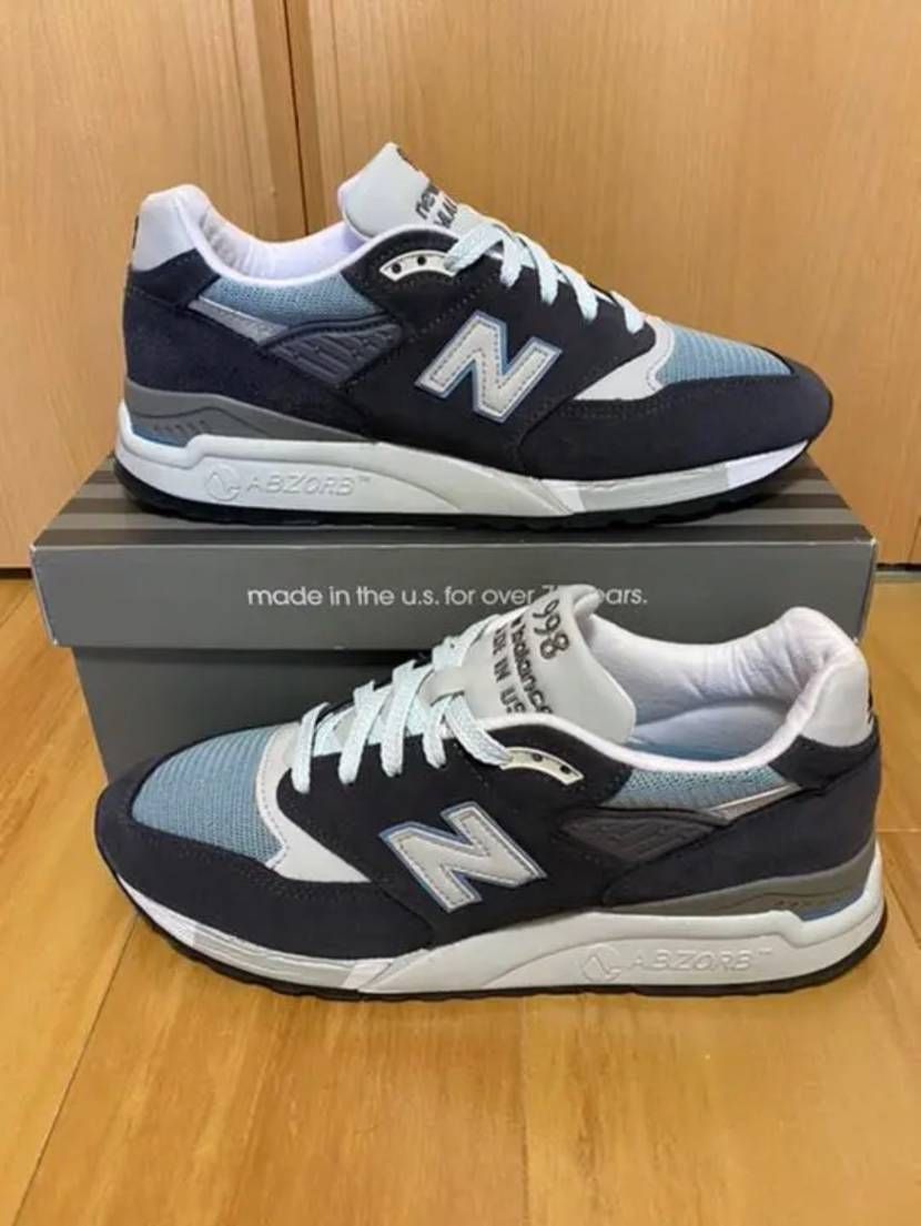KITH × New Balance 998 "Steel Blue"