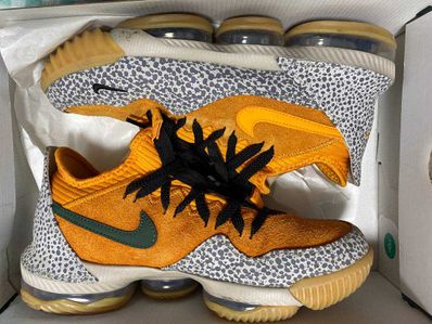 atmos × Nike LeBron 16 Low "Safari" (CD9471-800/CI3358-800)