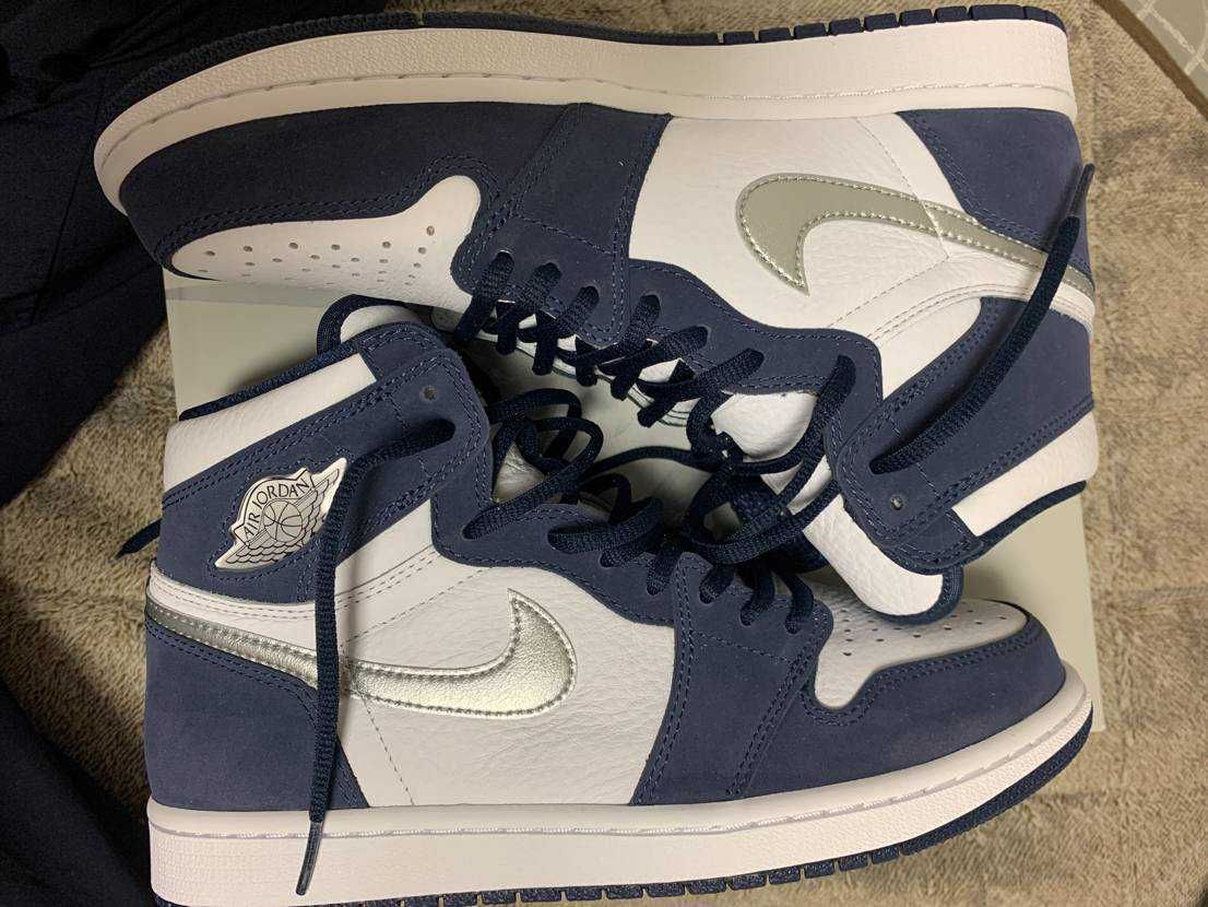 Nike Air Jordan 1 High OG CO.JP "White/Midnight Navy" (2020)(ブリーフケースなし)