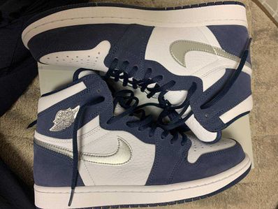 Nike Air Jordan 1 High OG CO.JP "White/Midnight Navy" (2020)(ブリーフケースなし)