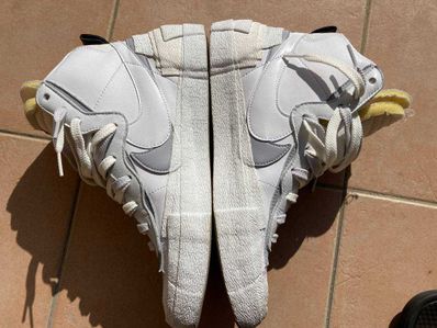 sacai × NIKE BLAZER MID "WHITE/WOLF GREY"