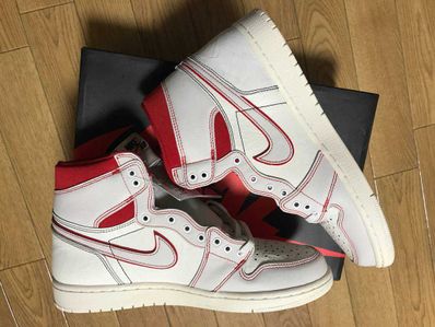 Nike Air Jordan 1 Retro High OG "Sail/University Red"