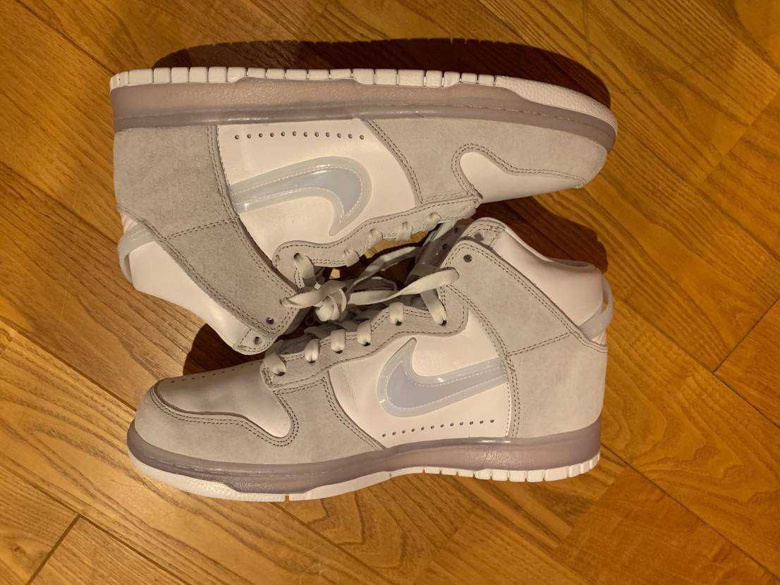 SLAM JAM x NIKE DUNK HIGH "WHITE/CLEAR PURE PLATINUM"