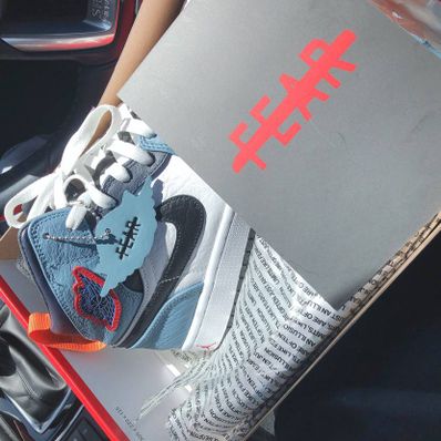 FACETASM × Nike Air Jordan 1 Mid "White/Navy"