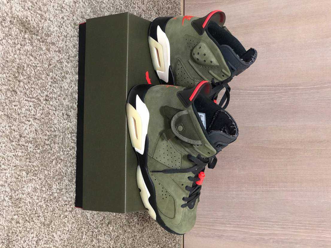 Travis Scott × Nike Air Jordan 6 Retro "Medium Olive"