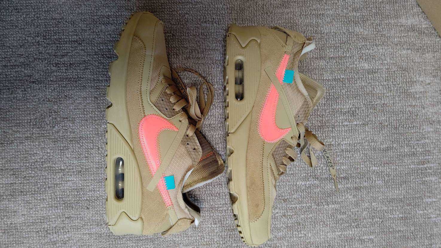 Off-White × Nike Air Max 90 "Desert Ore"
