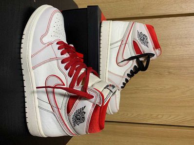 Nike Air Jordan 1 Retro High OG "Sail/University Red"