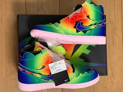 J Balvin × Nike Air Jordan 1 High OG "Rainbow"