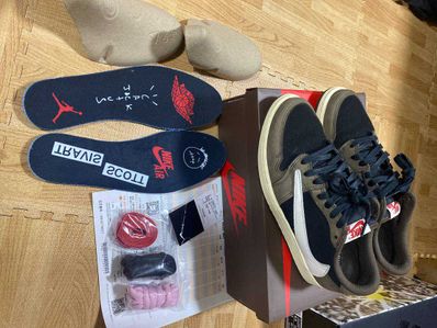 Travis Scott × Nike Air Jordan 1 Low OG SP-T "Black/Dark Mocha"