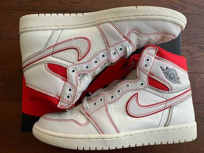Nike Air Jordan 1 Retro High OG "Sail/University Red"
