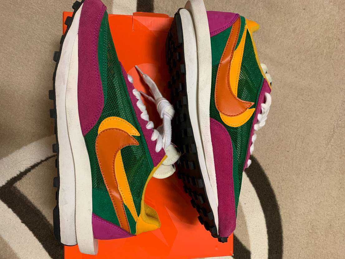 sacai × NIKE LDV WAFFLE "PINE GREEN"