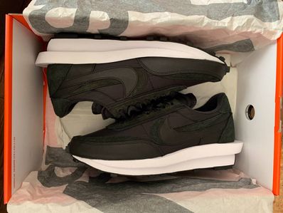 sacai × Nike LDV Waffle "Triple Black"