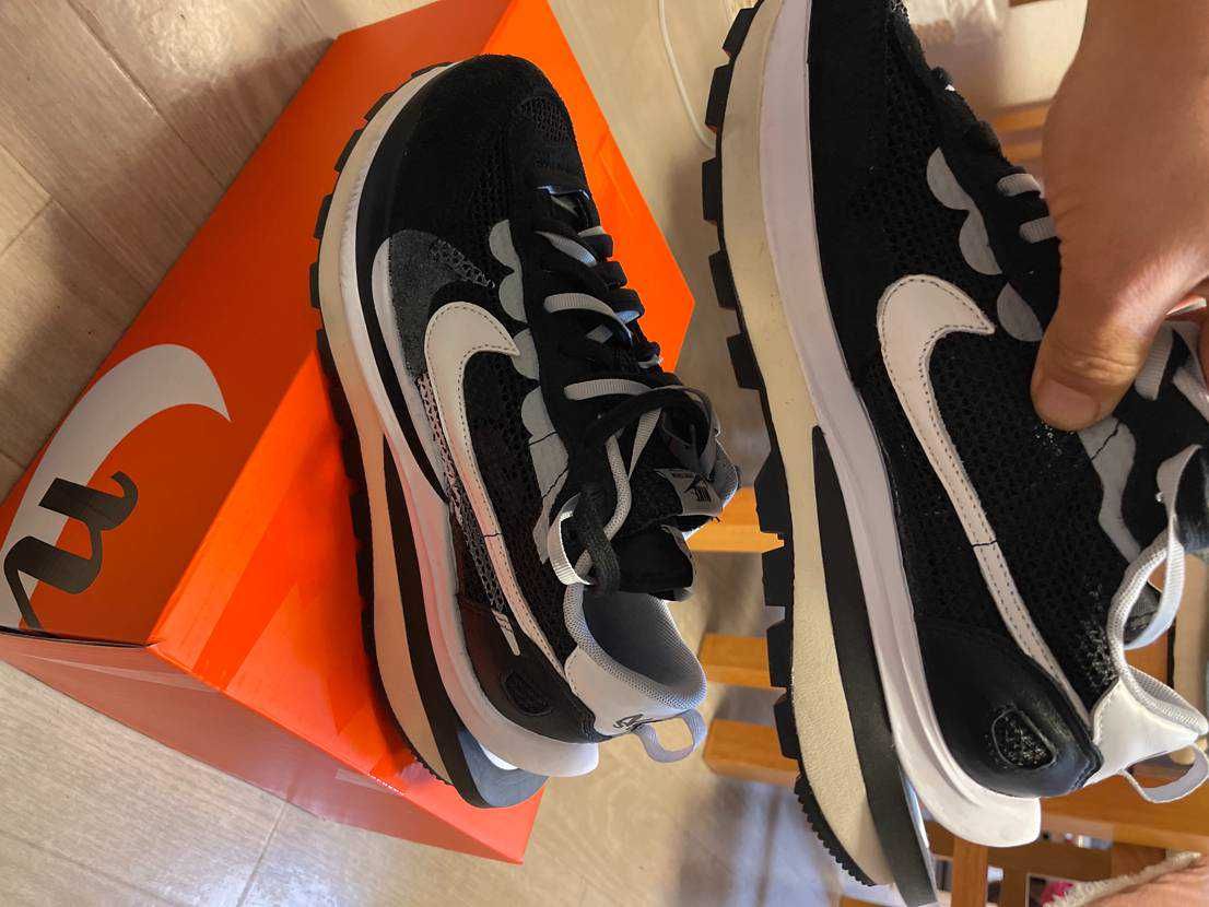 sacai × Nike Vapor Waffle "Black and White"