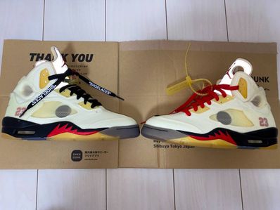 Off-White × Nike Air Jordan 5 "Sail"